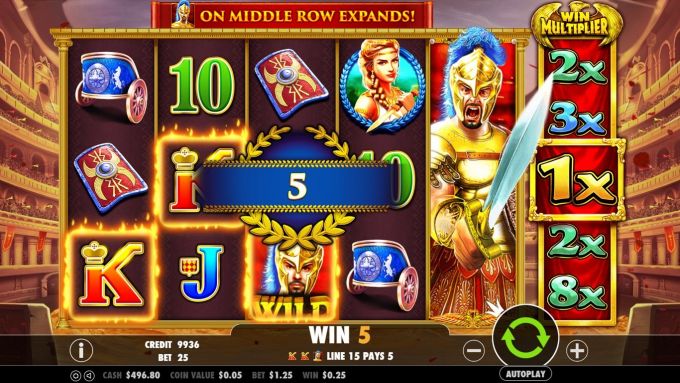 Free online slot machine games-gladiator