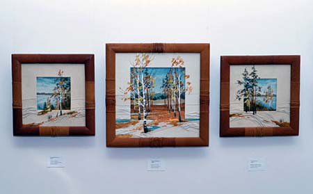 В Новополоцке представлены картины из кожи В Новополоцке представлены картины из кожи