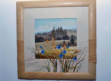 В Новополоцке представлены картины из кожи В Новополоцке представлены картины из кожи