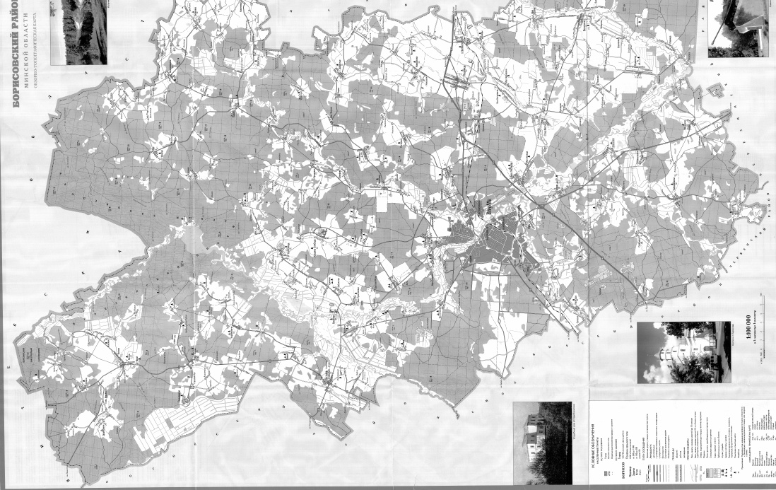 Подробная карта борисовского района белгородской области