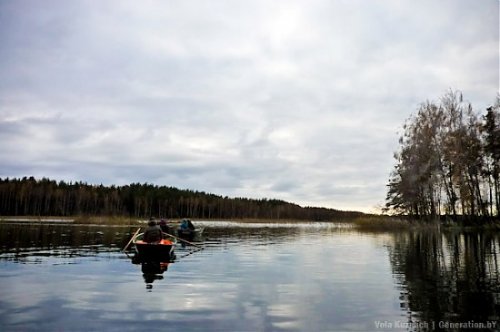 Позьняя восень на Браслаўшчыне: Лявошкі, возера Воласа Паўночнае