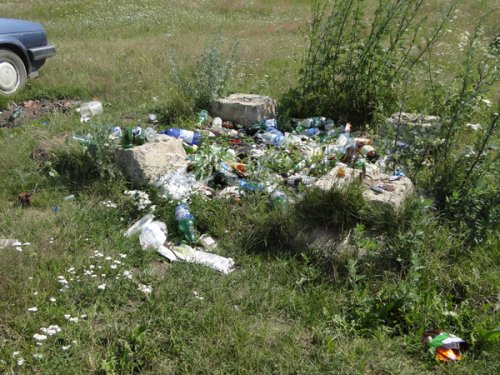 Загар на фоне…свалки