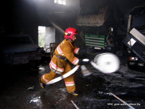 Два автомобиля горели в Лиозненском районе