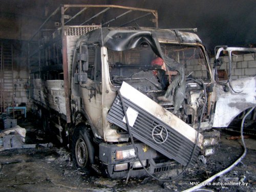 Два автомобиля горели в Лиозненском районе