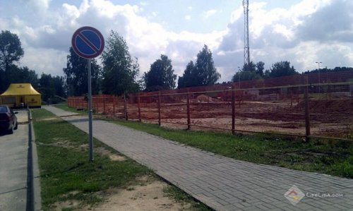 На улице Красноармейской строят автомоечный ...