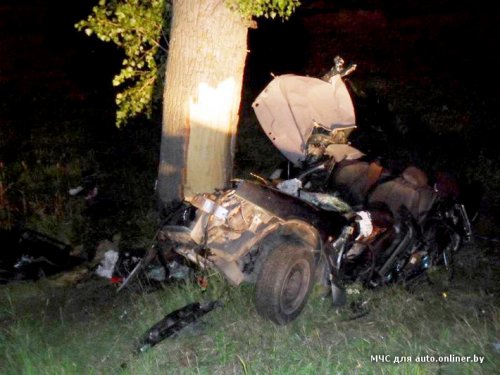 В аварии под Бобруйском выжил только ребенок
