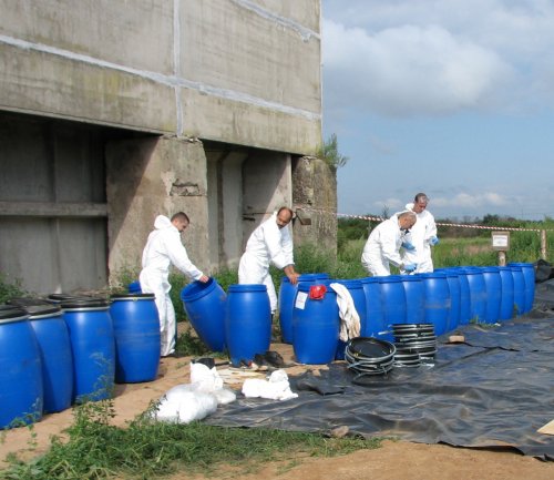 В Лиозненском районе утилизируются опасные химикаты