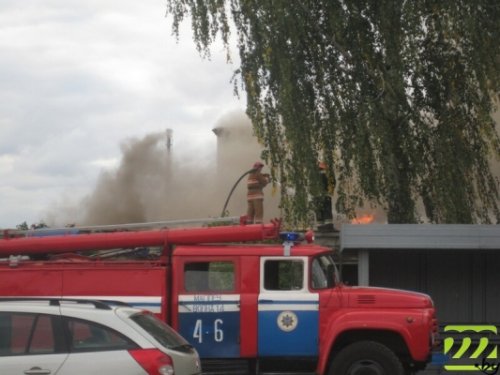Бомжи сожгли здание на Гагарина