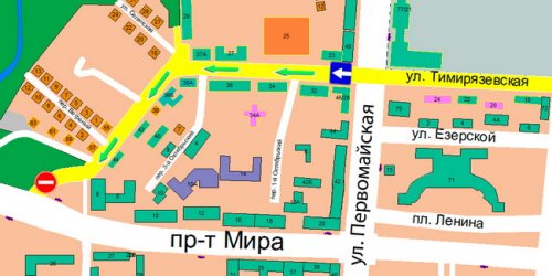 На улице Темирязевской движение отныне будет односторонним