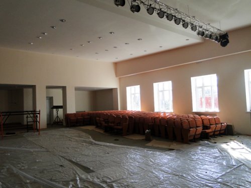 Подходит к завершению реконструкция здания районного Дома культуры