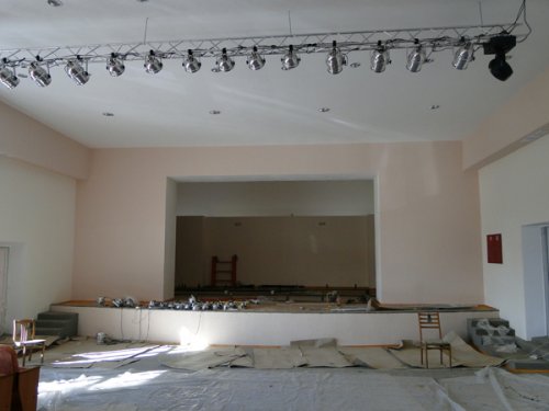 Подходит к завершению реконструкция здания районного Дома культуры