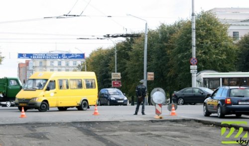 Проспект Мира временно стал односторонним