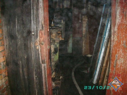 В Речице при пожаре погибли два человека (фото)