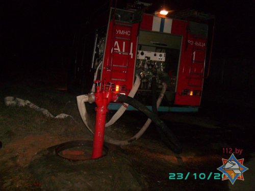 В Речице при пожаре погибли два человека (фото)