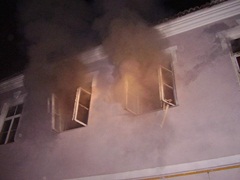 Пожар в нежилом доме по улице Советской