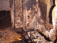 Пожар в нежилом доме по улице Советской