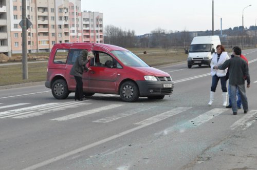 На проспекте Независимости столкнулись легковушки