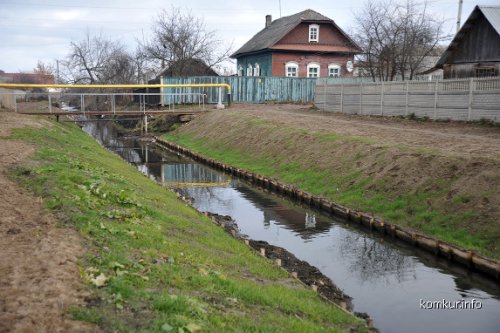 В Бобруйске благоустраивают реку Бобруйку