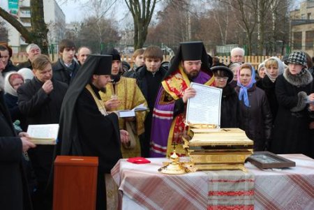 Основание нового храма в Бобруйске