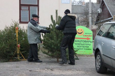 Новогодний базар пестрит разнообразием