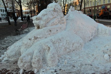 Снежные фантазии по-могилёвски