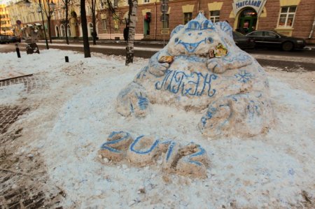 Снежные фантазии по-могилёвски