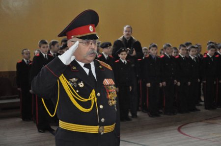 Школьники стали кадетами