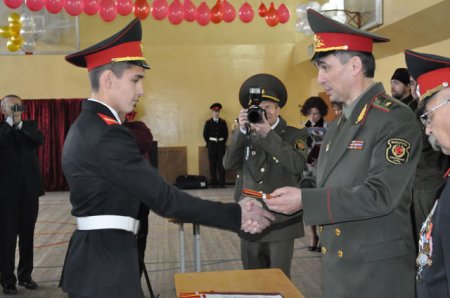 Школьники стали кадетами (ВИДЕО)