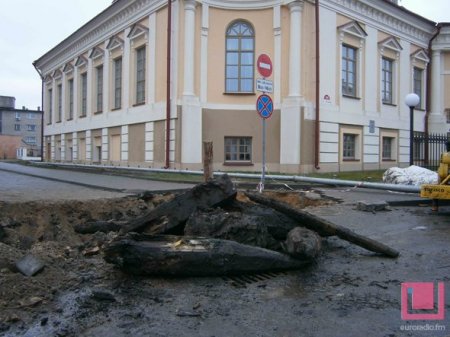 У Пінску знайшлі старадаўнюю маставую