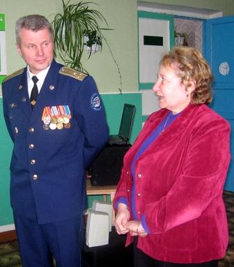 Завітаў у школу родную касманаўт – выпрабавальнік з Зорнага