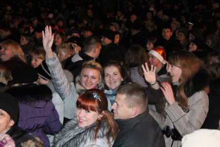 Слонимчане встретили Новый год (ВИДЕО)