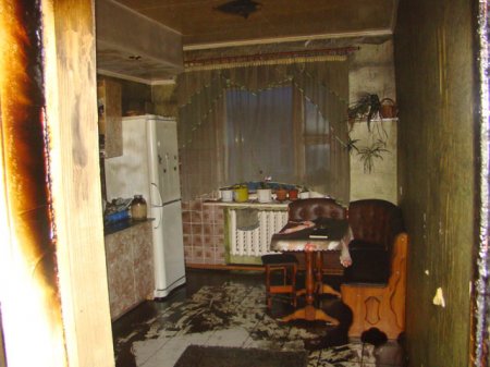 В огне погиб житель города