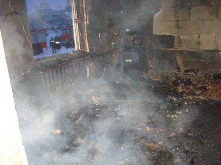 В огне погиб житель города