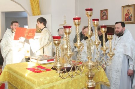 Освящение Свято-Сретенского храма