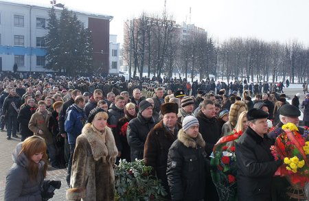 Торжественный митинг-реквием, посвященный 23-й годовщине вывода советских войск из Афганистана, состоялся в Могилеве