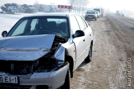 Возле Ленек столкнулось около десятка автомобилей (обновлено +фото и видео)