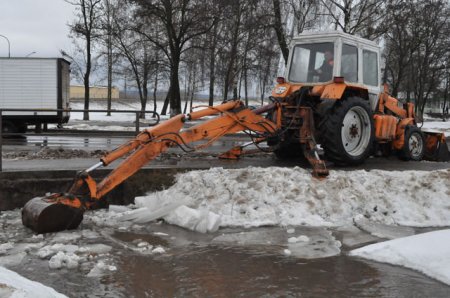 Зимнее наводнение