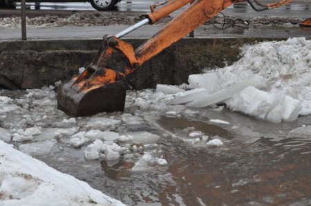 Зимнее наводнение