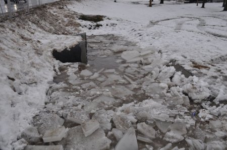 Зимнее наводнение