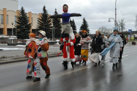 В Слониме проводили зиму