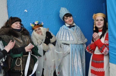 В Слониме проводили зиму