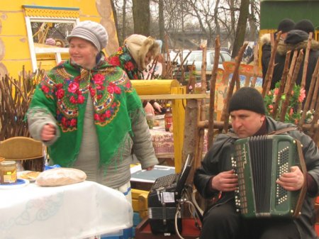 В Слониме проводили зиму