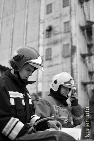 Спасатели провели анти-аммиачные учения на Слуцком КХП