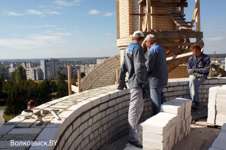 На крыше Волковыска