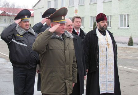 В могилевской в/ч 6713 открылся автомобильный парк