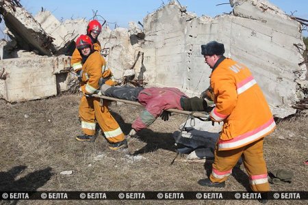 Слонимские спасатели ликвидировали «взрыв» трубы «Ямал - Европа»
