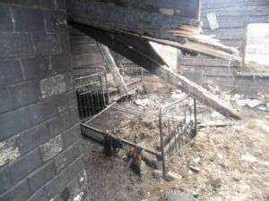 В пожаре на Сморгонщине погибла женщина (ФОТО)