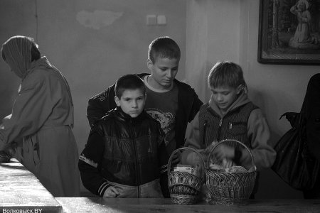 Великая суббота: Свято-Благовещенский храм Волковыска