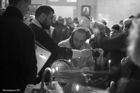 Великая суббота: Свято-Благовещенский храм Волковыска