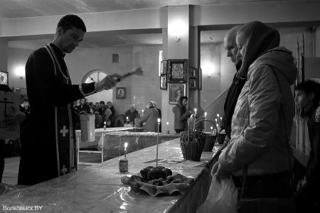 Великая суббота: Свято-Благовещенский храм Волковыска